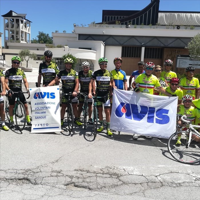 Ciclo Club Vasto, 33 ciclisti impegnati nel Ciclopellegrinaggio a San Gabriele
