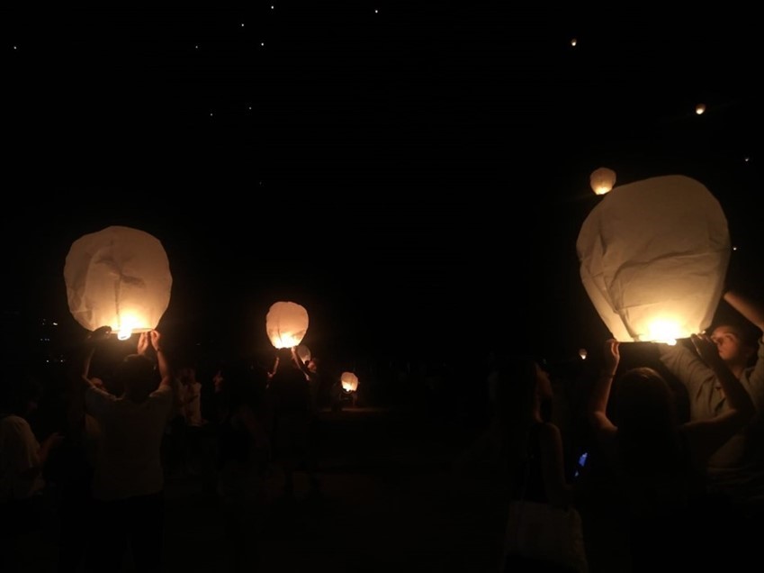 Notte dei Desideri - lancio delle lanterne