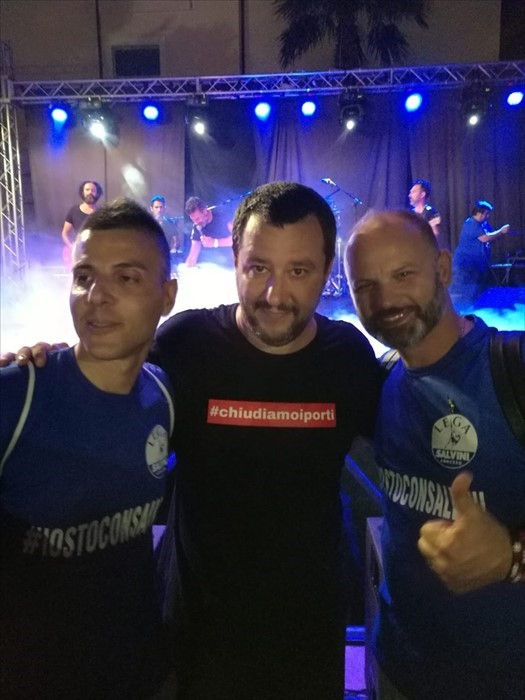 Francesco Prospero, Matteo Salvini e Michele Lacanale