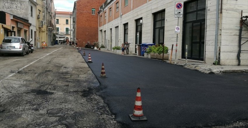 Termoli, nuovi asfalti in via Cannarsa, via d’Ovidio e via Cavour