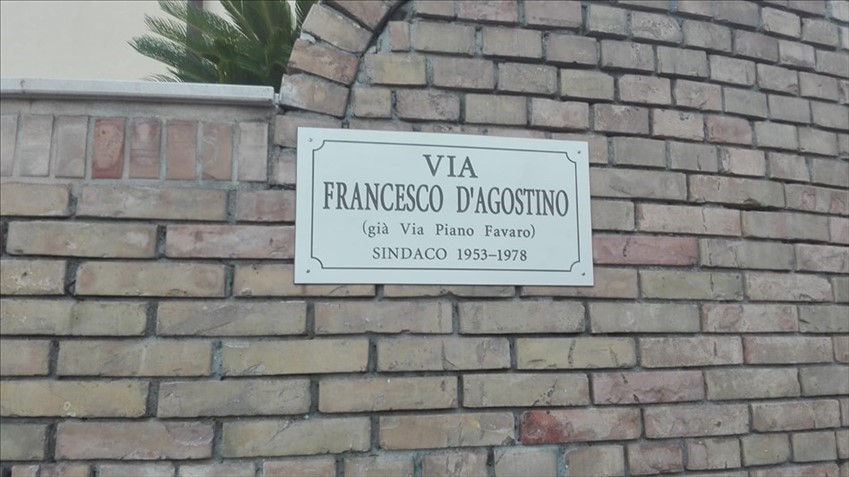 Intitolazione strada a Francesco D'Agostino