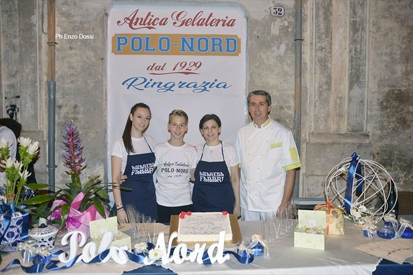 Grande festa a Casalbordino con la gelateria "Polo Nord", prima in Abruzzo