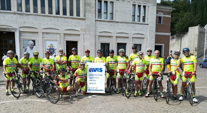 Ciclo Club Vasto in pellegrinaggio a San Giovanni Rotondo