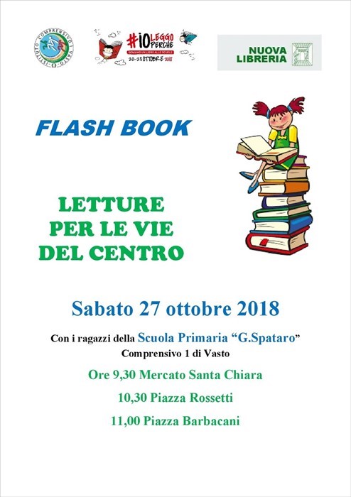 "Bookcrossing e Flash book" alla Scuola Spataro di Vasto