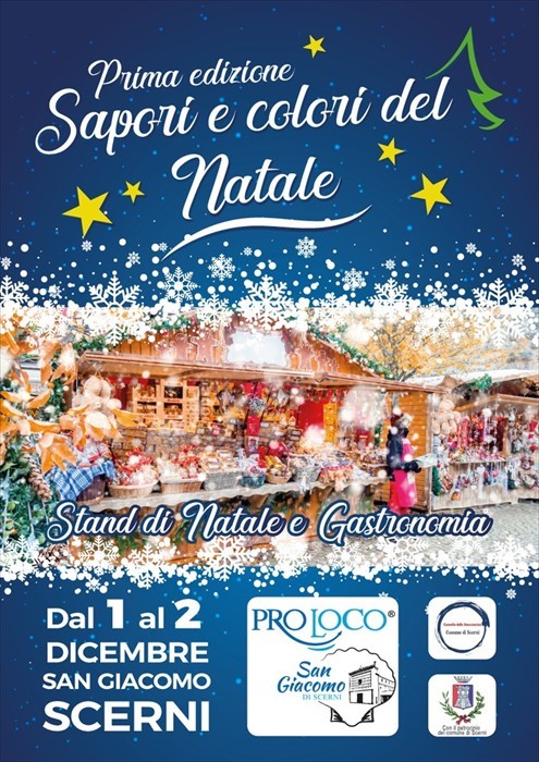 San Giacomo di Scerni, grande attesa per la prima edizione di "Sapori e colori del Natale"