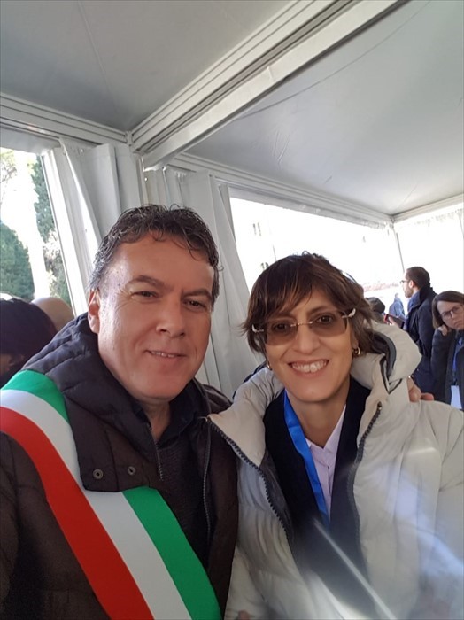 Marcovecchio con Giulia Bongiorno
