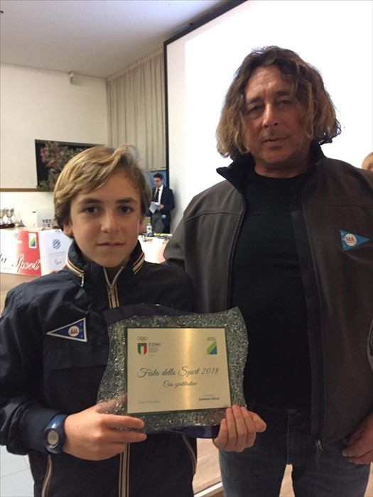 Circolo Nautico, una targa al giovane atleta Stefano Troiano