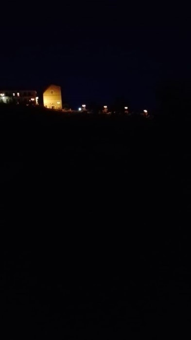 Parco Muro delle Lame al buio
