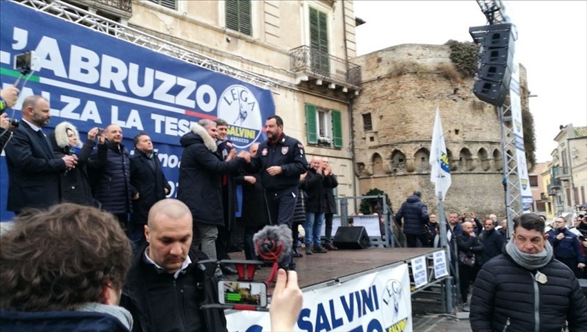 Matteo Salvini a Vasto
