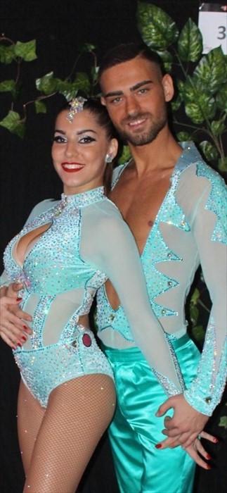 Danze caraibiche Davide Bozzelli  e Martina Dognini, sesta coppia più forte d'Italia