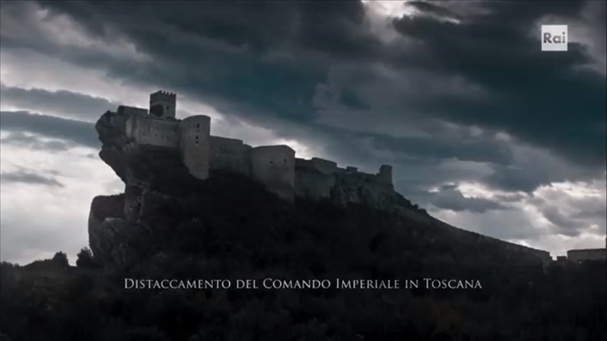 Il castello di Roccascalegna immortalato nel primo episodio della fiction “Il nome della rosa”
