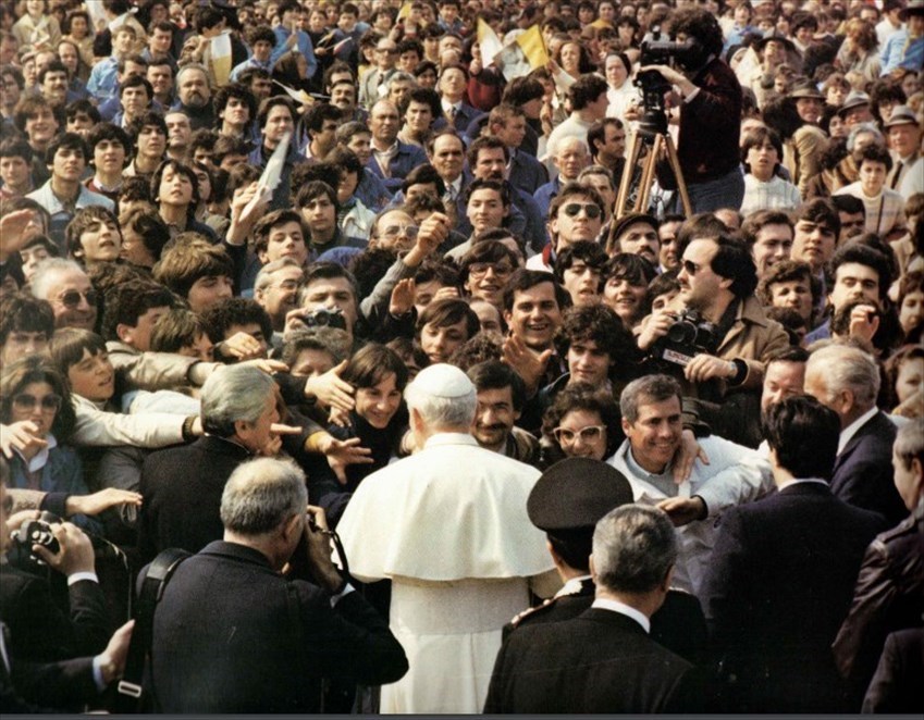 Il 19 marzo di 36 anni fa la visita di Giovanni Paolo