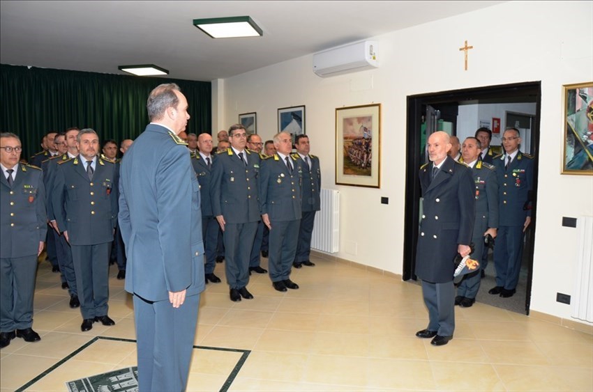 Guardia di Finanza, il generale Ricozzi in visita al Comando regionale