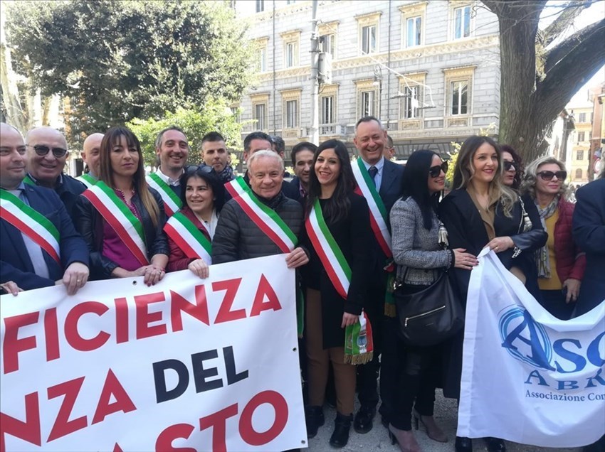 Tribunale di Vasto, la manifestazione a Roma