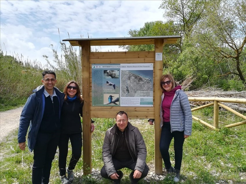 Inaugurato il nuovo sentiero "Punta Aderci - Don Venanzio"