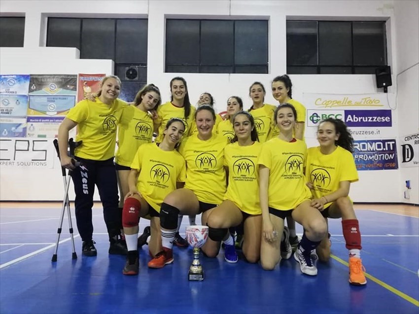 Volley, Ucci Antonio Pav Lanciano campione territoriale Under 18 femminile