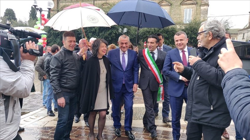 Il Presidente Ruçi a Portocannone