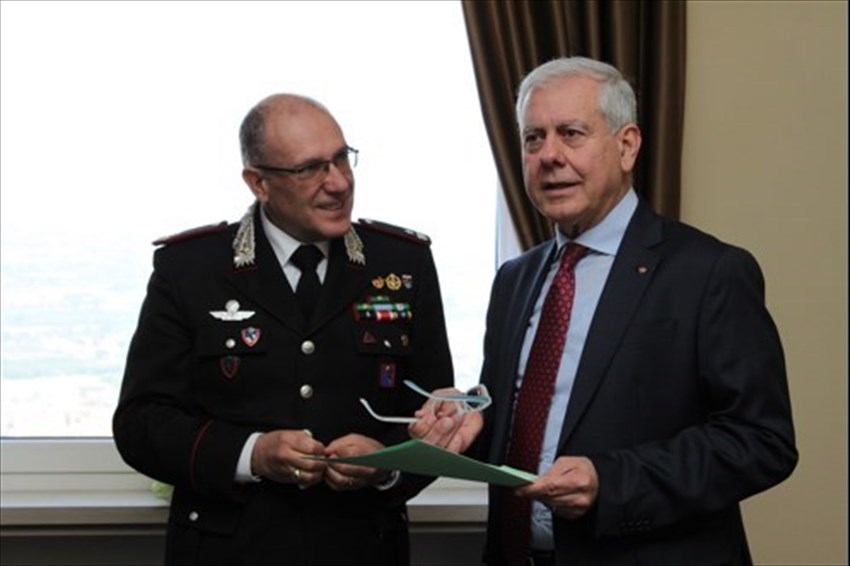 ll Prefetto di Chieti in vista al Comando Abruzzo e Molise