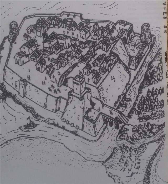 La piantina del borgo antico