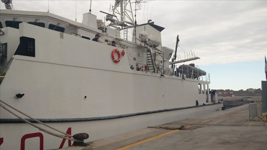 Al Porto di Vasto oggi Aretusa la nave della Marina Militare, visite a bordo per due giorni