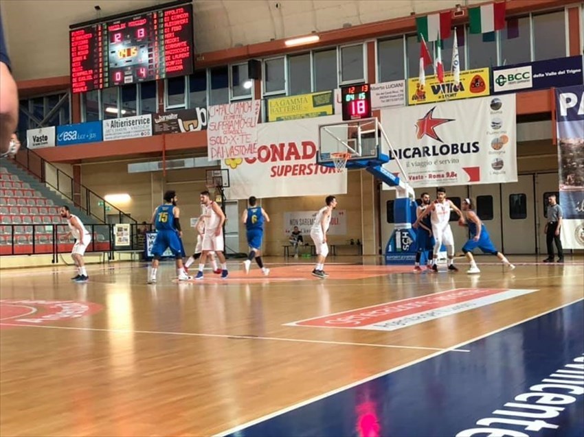 In gara2 la Vasto Basket supera Mosciano per 68-66