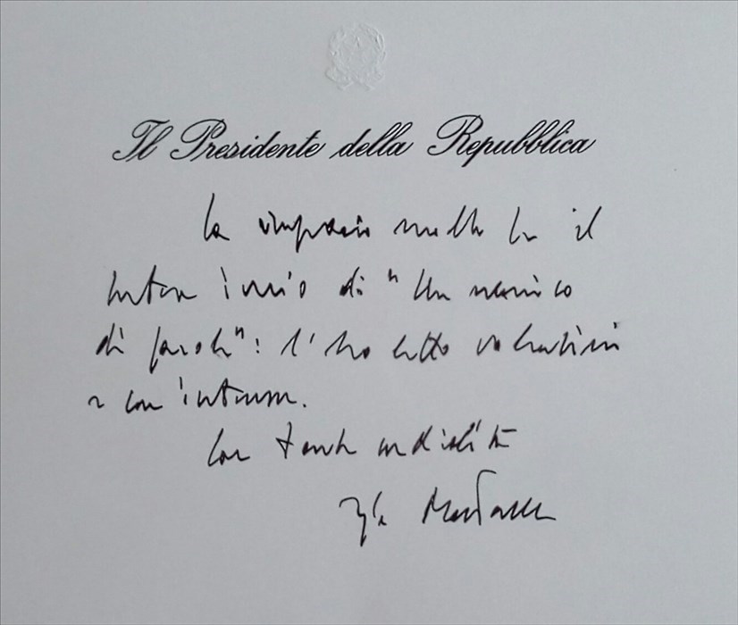Davide Napolitano scrive a Sergio Mattarella ed il presidente risponde