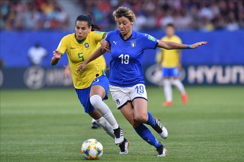 L'Italia senza la Sabatino battuta 1-0 dal Brasile, ma passa come prima
