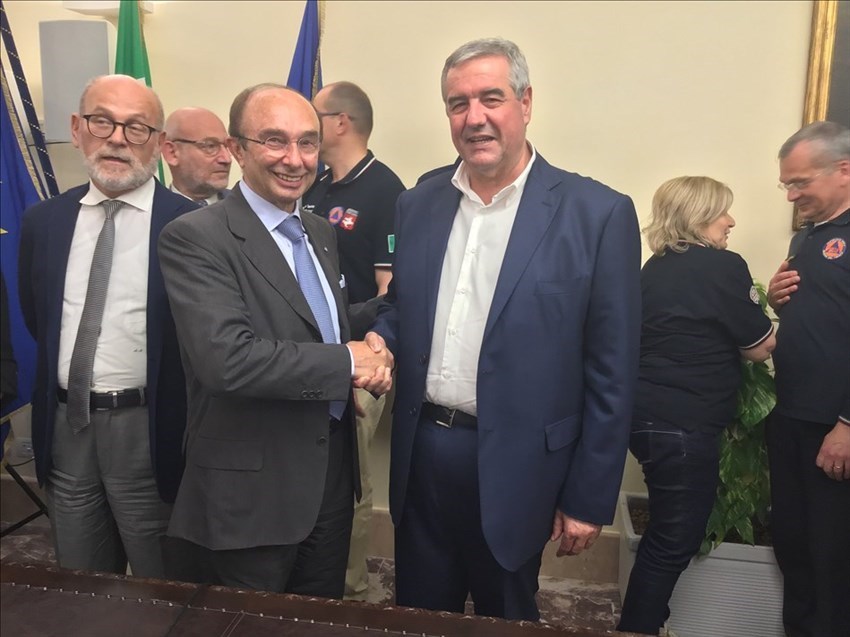 Cotugno a Napoli per firmare il protocollo fra Molise e Campania