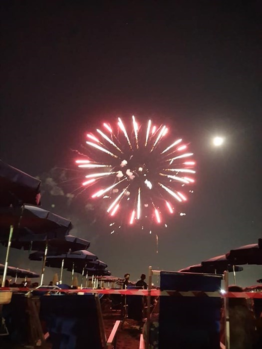 Uno spettacolo unico i fuochi d'artificio a Vasto Marina