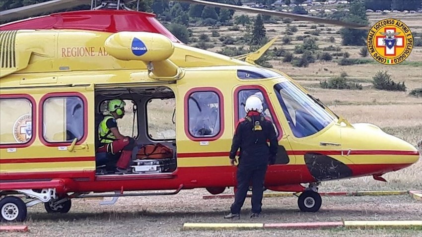 Alpinista precipita, trasportato in ospedale a L'Aquila