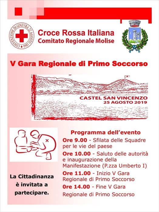 Domenica 25 la gara regionale di primo soccorso a Castel San Vincenzo