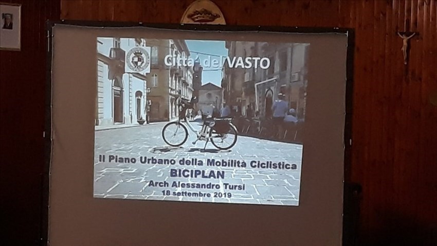 Bicicplan, presentato a Vasto il piano urbano della mobilità ciclistica