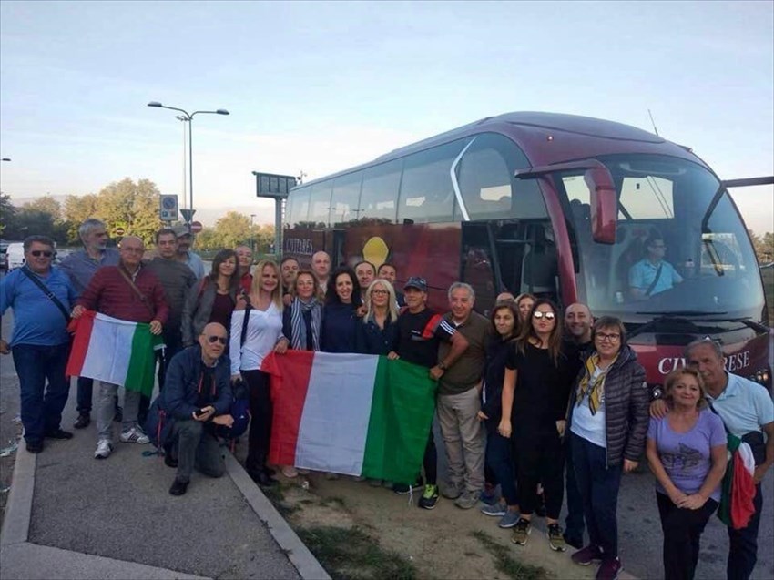 In tanti da Vasto e dall'Abruzzo a Roma per la manifestazione della Lega