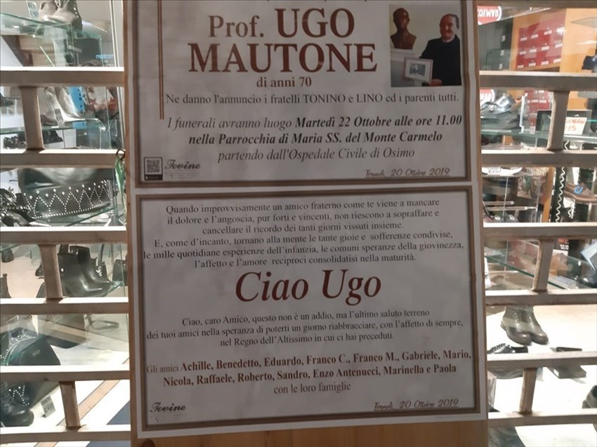 Addio al professor Ugo Mautone, il cordoglio degli amici