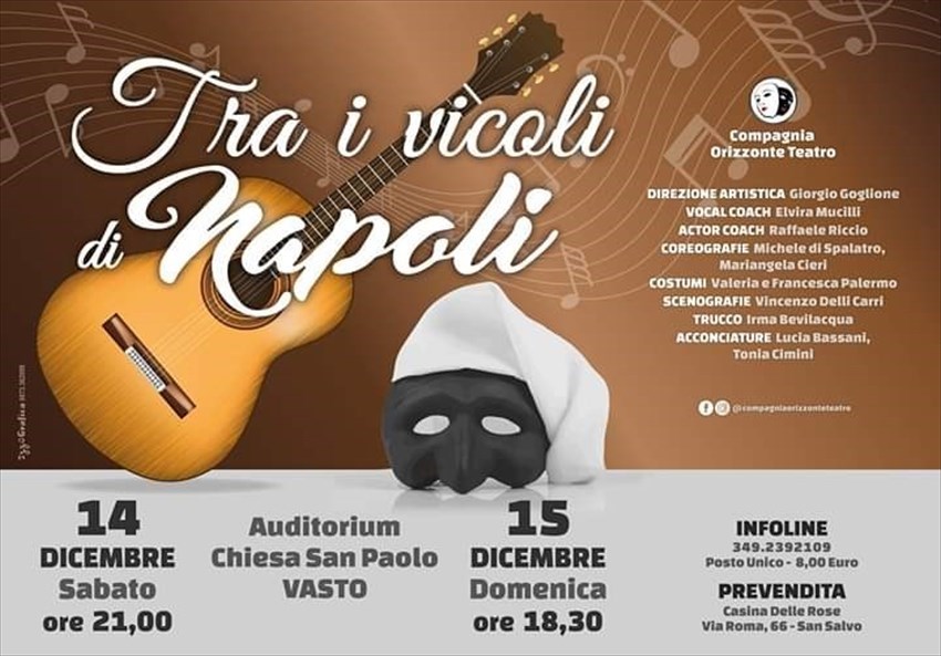 L'atmosfera e la tradizione partenopea nello spettacolo «Tra i vicoli di Napoli»