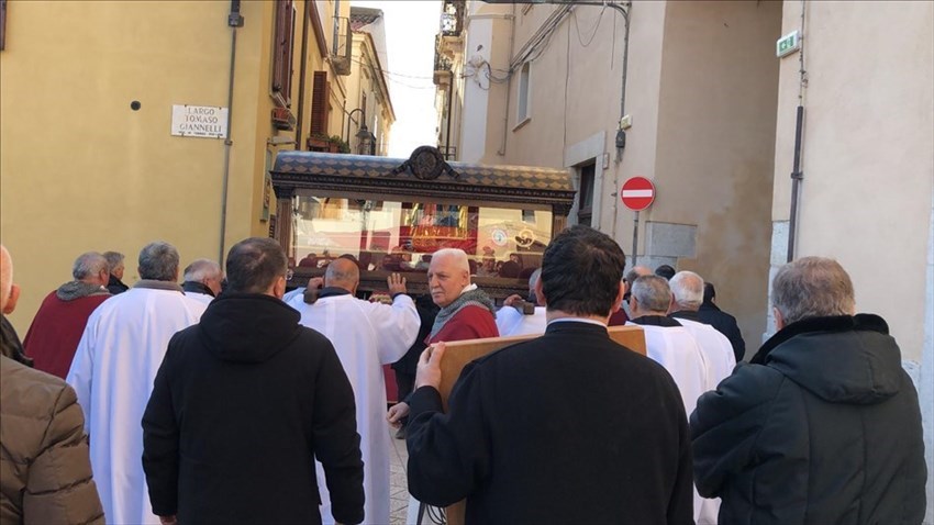 San Timoteo parte per Roma: il pellegrinaggio