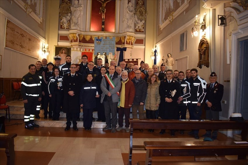 Una messa in onore di San Sebastiano patrono della Polizia locale