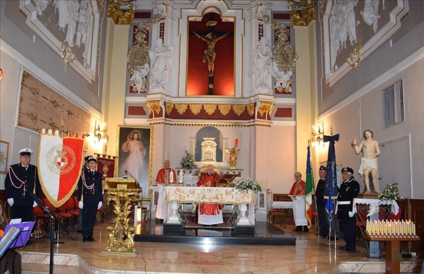 Una messa in onore di San Sebastiano patrono della Polizia locale