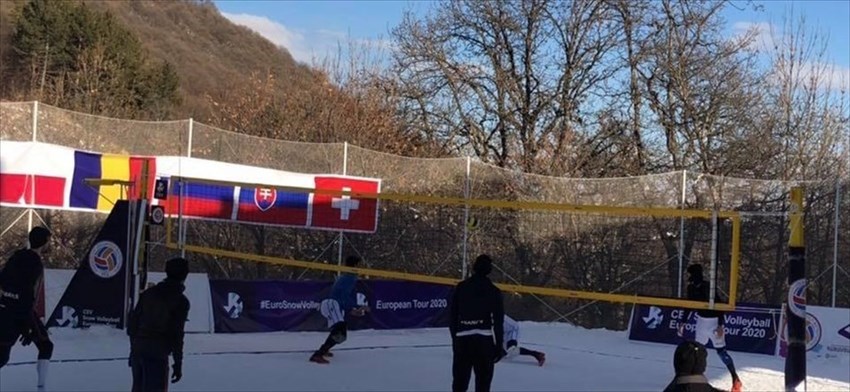 Europei di snow volley, i vastesi del TeamIta battono la Georgia 2-1