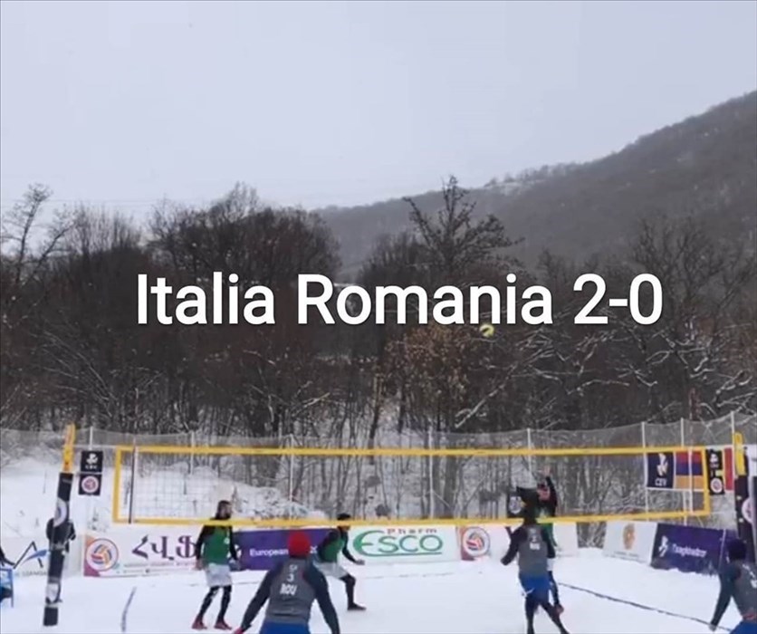 Europei di snow volley, i vastesi del TeamIta chiudono al 7° posto