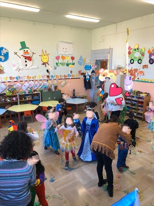 Su la maschera, in festa i bimbi della scuola d'infanzia statale a Guglionesi