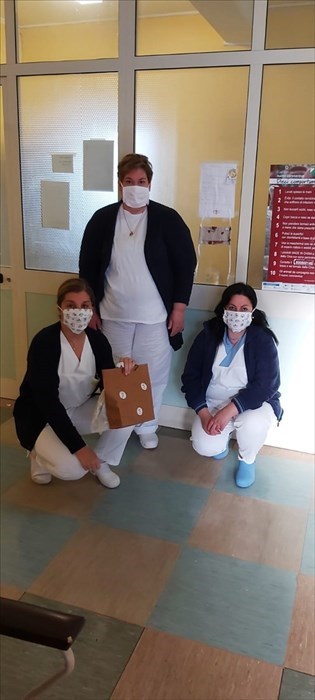 "La Tribù dei sorrisi" dona mascherine all'ospedale di comunità di Gissi