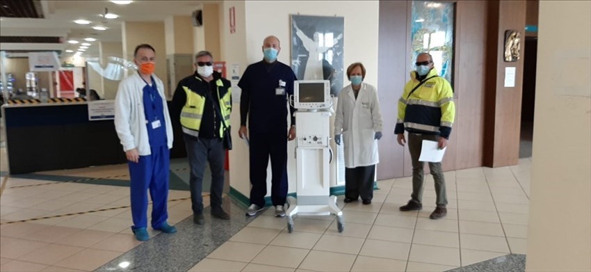 Gemelli Molise dona all’ospedale Cardarelli ventilatore polmonare per la terapia intensiva