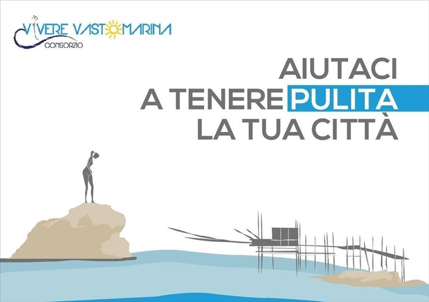 "Aiutaci a tenere pulita la tua città", l'iniziativa del Consorzio Vivere Vasto Marina