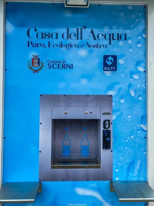 A Scerni installata una nuova casetta dell'acqua