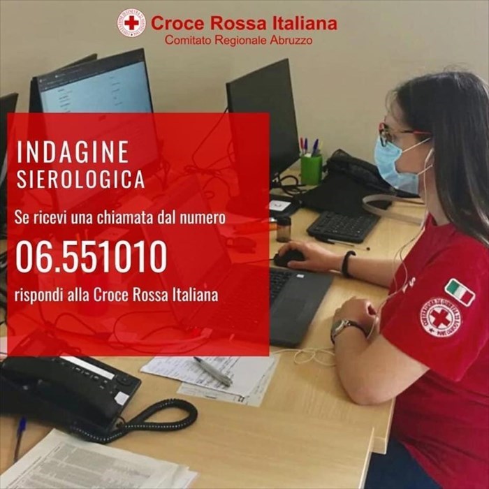 "Cittadini di Vasto, San Salvo e Scerni rispondete al numero 06.551010, è la Croce Rossa"