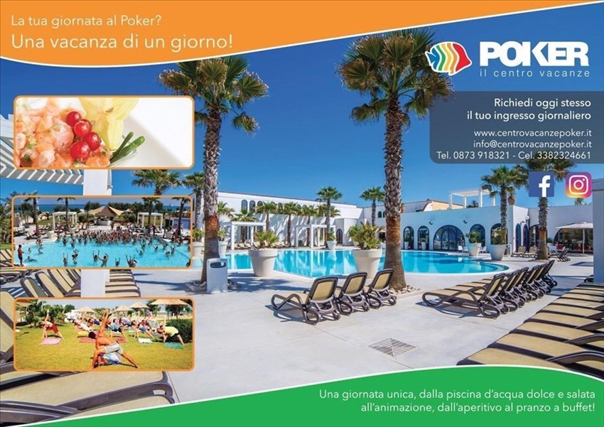 ​Relax e benessere, il "Centro Vacanze Poker" riparte anche con l’ingresso in piscina