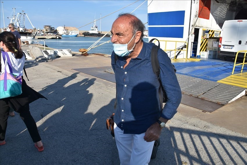 Bruno Vespa al porto di Termoli