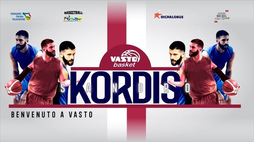 Sandro Kordis è il primo volto nuovo della Vasto Basket
