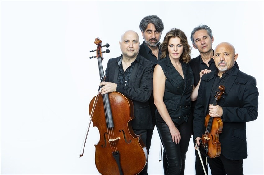 Il 31 luglio Claudia Gerini e Solis String Quartet